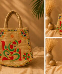 Handmade Tote Bag with Rajasthani Embroidery | Artisan Crafted